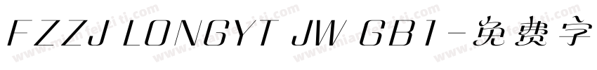 FZZJ LONGYT JW GB1字体转换